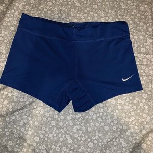 Blue Nike spandex